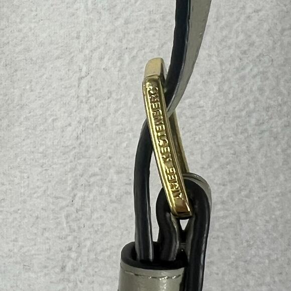 Aimee Kestenberg Purse Elephant Grey Leather Crossbody Zip Me Up - Picture 2 of 16